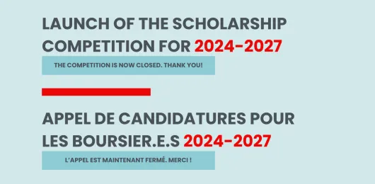 2024-2027 scholar competition closed