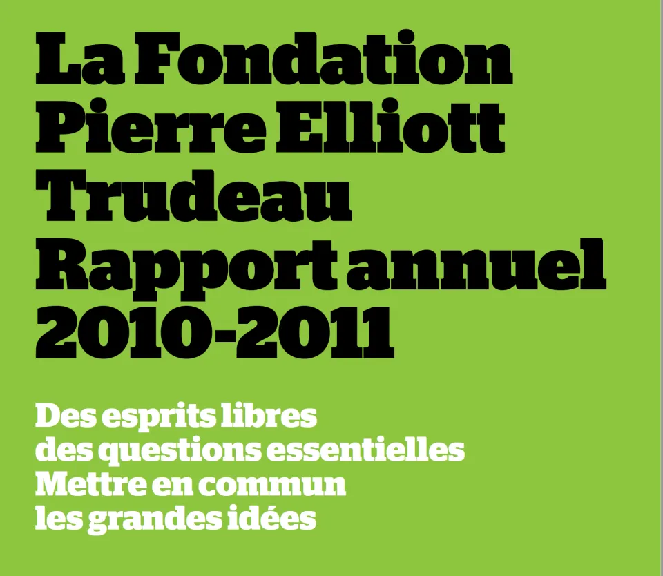 Rapport annuel 2010-2011